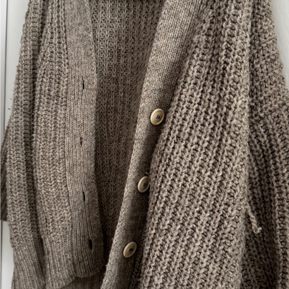Beige Babaa knit cardigan - Picture 5 of 9